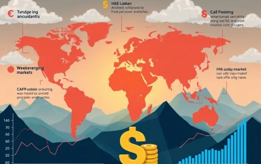 IMF global growth forecast with trade policies and dollar weakness impacting emerging markets