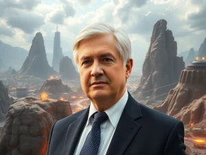 Jamie Dimon discussing stablecoins and blockchain technology at CNBC Crypto World