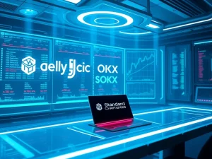 JellyC, OKX, and Standard Chartered collaborate for secure institutional trading with tokenized collateral.