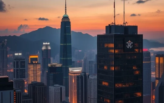 Hong Kong's skyline symbolizing robust financial services and the rigorous SFC Type 1 license application process.