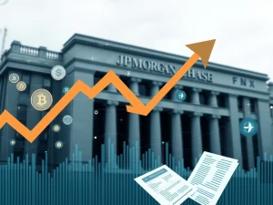 A chart illustrating JPMorgan's revised stablecoin forecast, highlighting the crucial challenges impacting stablecoin adoption.