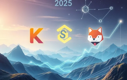 Visualizing Kaspa Sui Shiba Inu's impact on altcoin trends, highlighting their technological advancements and market growth.