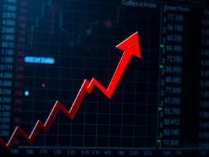 Dramatic Kernel price drop shown on cryptocurrency market chart