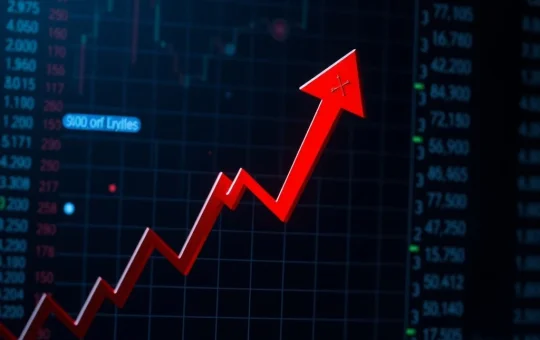 Dramatic Kernel price drop shown on cryptocurrency market chart