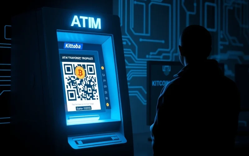 An illustration of Kitboga's innovative Bitcoin scam trap, showing a digital maze and frustrated scammers, highlighting effective scam prevention.