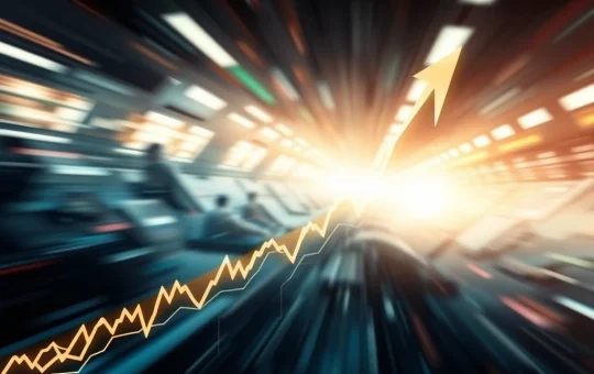 A chart showing LISTA's sudden 14.7% surge, symbolizing crypto volatility and speculative trading.