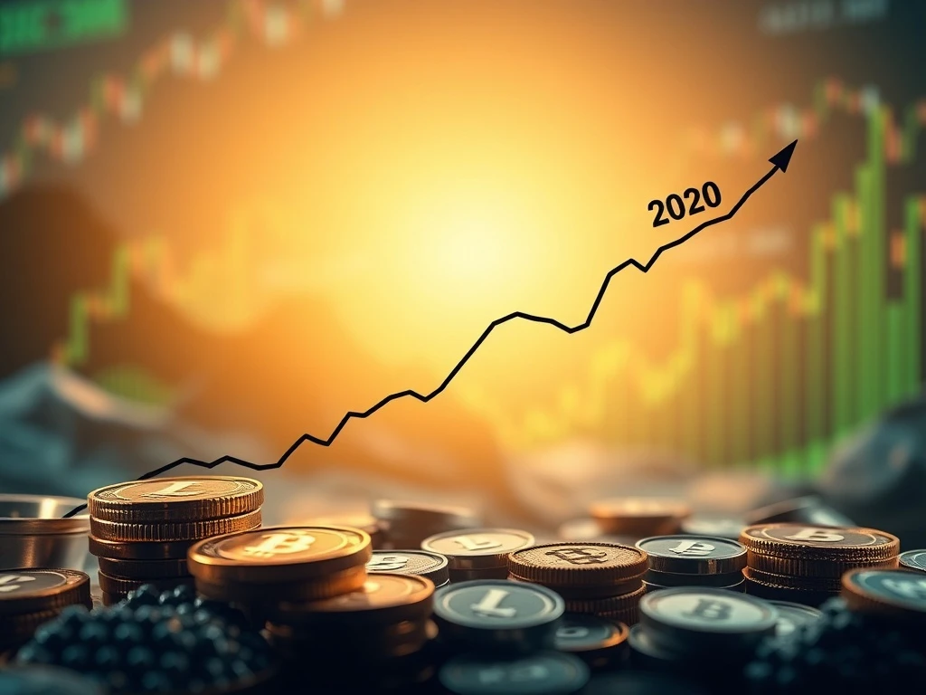 A chart showing Litecoin's unbroken 2020 trendline, symbolizing its enduring crypto resilience and market stability.