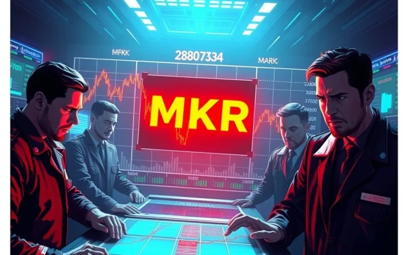 Maker (MKR) price drop amid governance proposal uncertainty in DeFi market