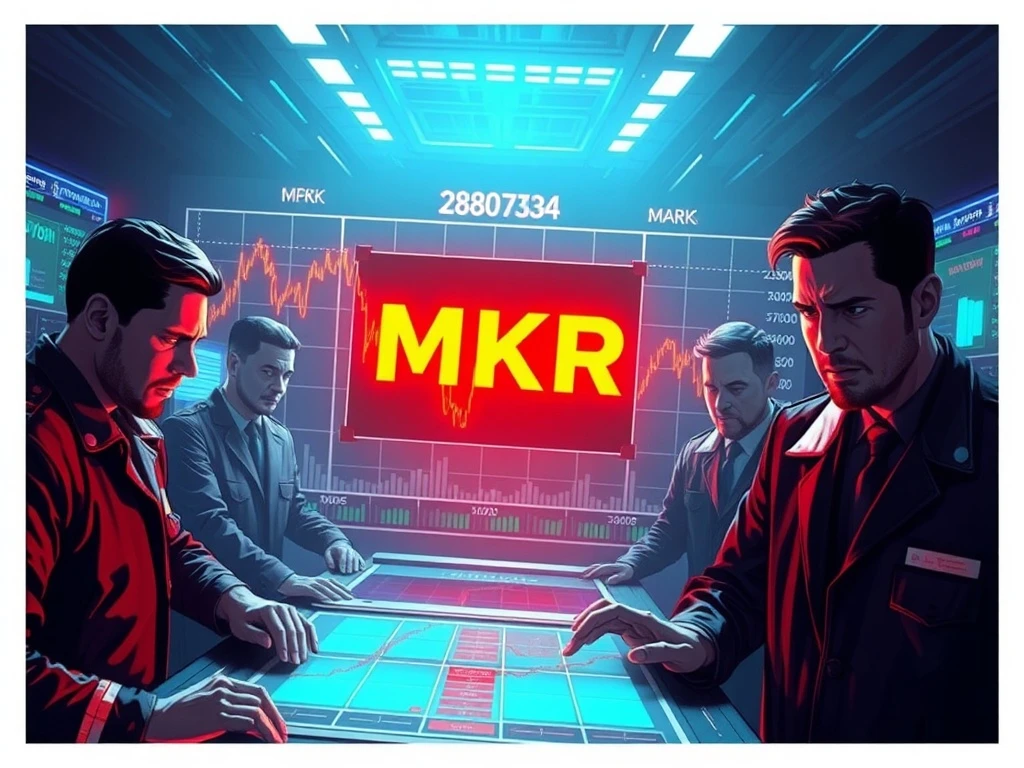 Maker (MKR) price drop amid governance proposal uncertainty in DeFi market
