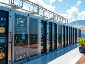 MARA's Bitcoin mining and AI strategy in a high-tech data center