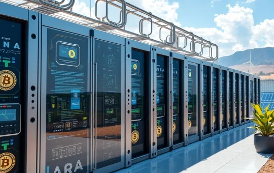 MARA's Bitcoin mining and AI strategy in a high-tech data center