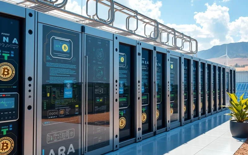 MARA's Bitcoin mining and AI strategy in a high-tech data center