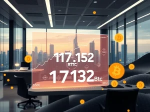 Metaplanet's growing Bitcoin holdings depicted with a Japanese company chart and BTC symbol, illustrating bold corporate crypto adoption.