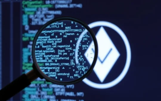 A digital magnifying glass highlighting the critical need for Monero analysis and accurate cryptocurrency data.