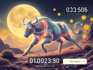 MoonBull meme coin driving the 2025 crypto frenzy with exclusive whitelist access