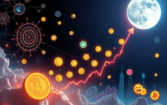 An explosive surge of moonshot tokens in the 2025 crypto market, driven by AI and DeFi trends.