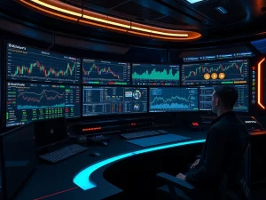 A trader uses MetaTrader 5 (MT5) for advanced crypto trading on the XBTFX platform, showcasing institutional-grade features.