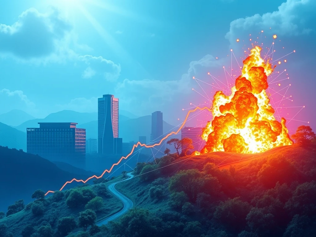 Chart showing the monumental NEWT price surge, driven by institutional crypto investment and ecosystem growth.