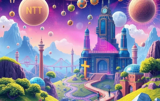 NFT ecosystem showcasing digital assets and blockchain technology