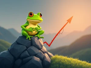 PEPE price prediction chart showing a bullish ABCD pattern, signaling potential for a significant surge in the memecoin's value.