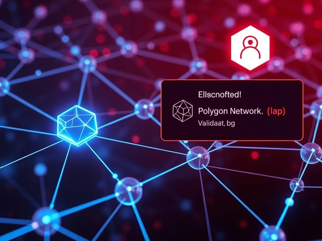 Polygon Network outage caused by validator exit and consensus bug disrupting blockchain operations.