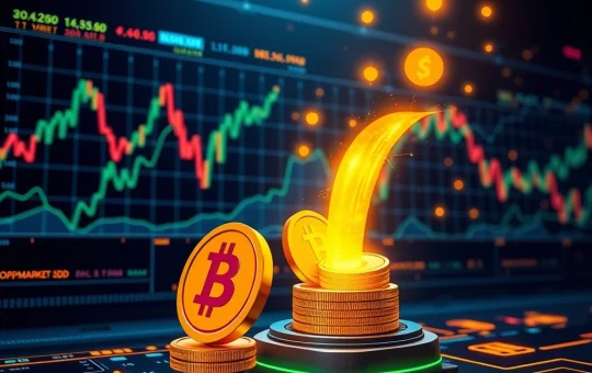 Conceptual image showing Polymarket's strategic move to generate yield from USDC reserves through a new stablecoin, symbolizing financial innovation in DeFi.
