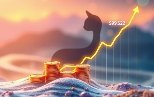 A dynamic chart illustrating POPCAT/USDT's significant crypto surge, with an upward trajectory towards the $0.92 resistance level.