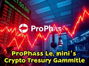 ProPhase Labs stock plunges amid crypto treasury strategy debate