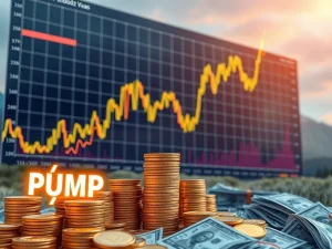 Illustrates a major investor's strategic PUMP presale exit, symbolizing the $8.2 million profit gained from early access and no lock-up terms.