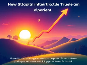 A chart showing the PUMP token's significant surge, illustrating the market's reaction to Pump.fun's anticipated crypto incentive program.