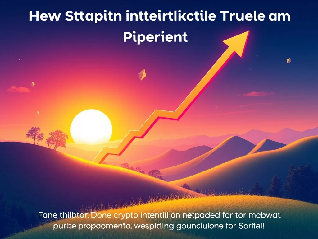 A chart showing the PUMP token's significant surge, illustrating the market's reaction to Pump.fun's anticipated crypto incentive program.