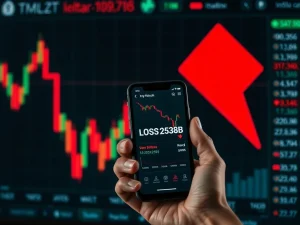 A crypto market chart depicting a sharp price drop, symbolizing the PUMP token loss after a co-founder's airdrop announcement.
