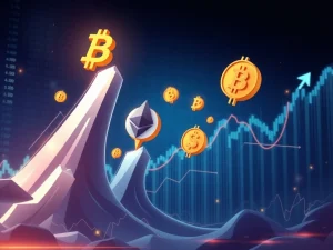 A visual representation of Pure Crypto Fund's strategy to capture the final explosive crypto growth spurt in the digital asset market.