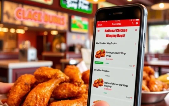 Quick-service wing sales promotions on National Chicken Wing Day