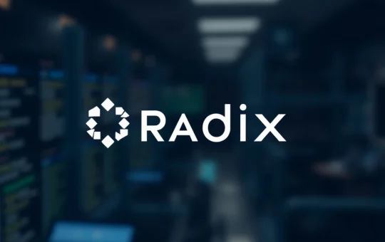 Radix Blockchain logo symbolizing resilience and continuity after founder's passing