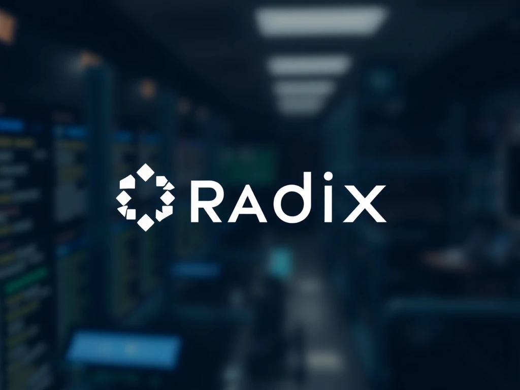 Radix Blockchain logo symbolizing resilience and continuity after founder's passing