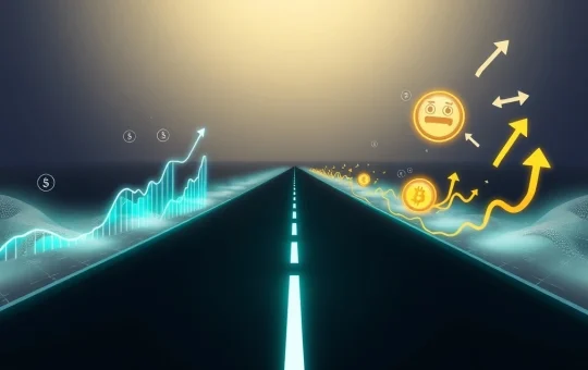 A visual metaphor depicting Remittix's impressive presale growth, symbolizing its rise as a utility-driven crypto project over meme coins like Pepe Coin.