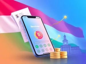 Revolut crypto staking services resume in Hungary, symbolizing regulatory navigation and growth in the digital asset market.