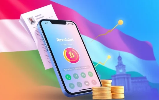 Revolut crypto staking services resume in Hungary, symbolizing regulatory navigation and growth in the digital asset market.