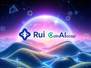Ruvi AI and CoinMarketCap partnership with blockchain and AI technology
