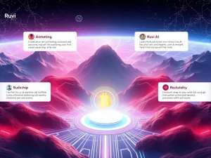 Ruvi AI cryptocurrency presale growth after CMC listing
