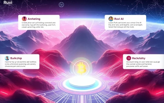 Ruvi AI cryptocurrency presale growth after CMC listing
