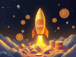 RUVI cryptocurrency token launching as a Dogecoin alternative with AI-driven utility