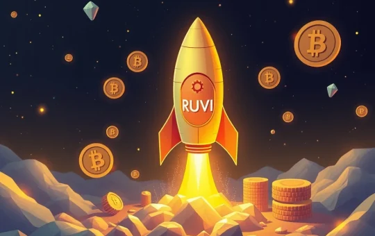 RUVI cryptocurrency token launching as a Dogecoin alternative with AI-driven utility