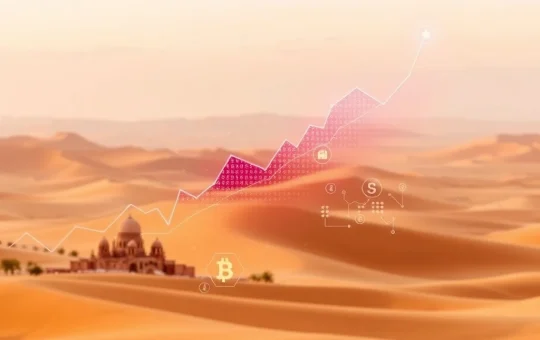 SAHARA crypto chart showing explosive growth driven by institutional interest and market trends.
