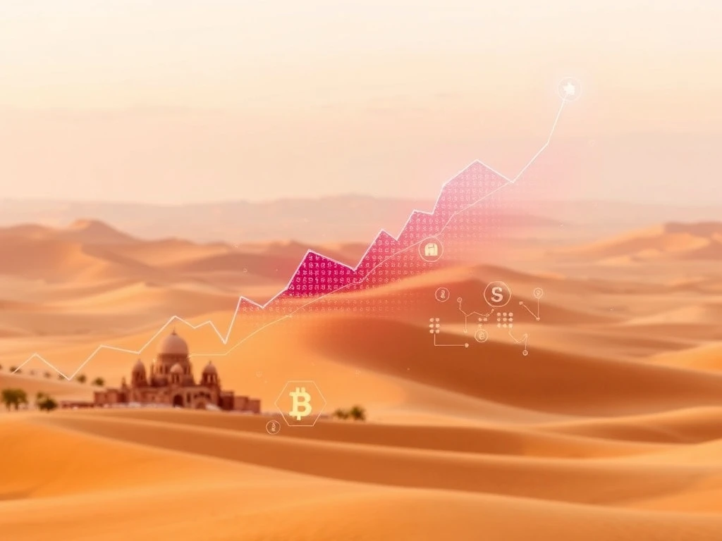 SAHARA crypto chart showing explosive growth driven by institutional interest and market trends.