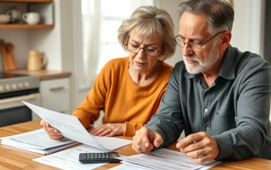 Senior couple reviewing Social Security benefits to maximize retirement income