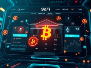 SoFi crypto ecosystem integrating banking and digital assets for staking and borrowing