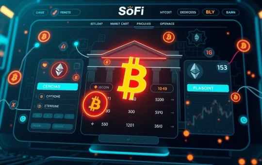 SoFi crypto ecosystem integrating banking and digital assets for staking and borrowing