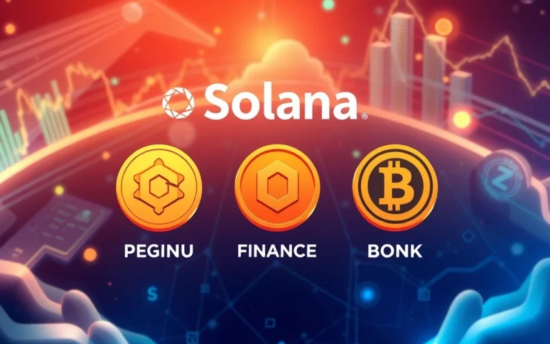 Solana altcoins PENGU, MAGACOIN FINANCE, and BONK gaining momentum before September rally
